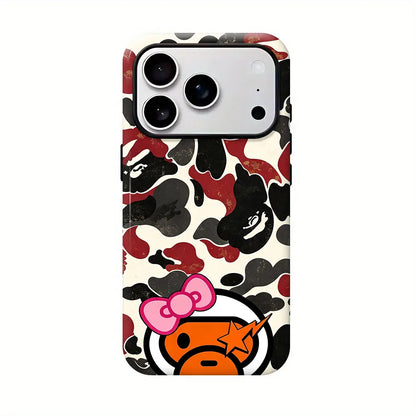 Bape NEW COLOR Protective Y2K Streetwear Phone Protective Cover for Iphone 12 13 14 15 16 17 Pro Max