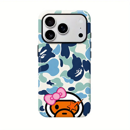 Bape NEW COLOR Protective Y2K Streetwear Phone Protective Cover for Iphone 12 13 14 15 16 17 Pro Max