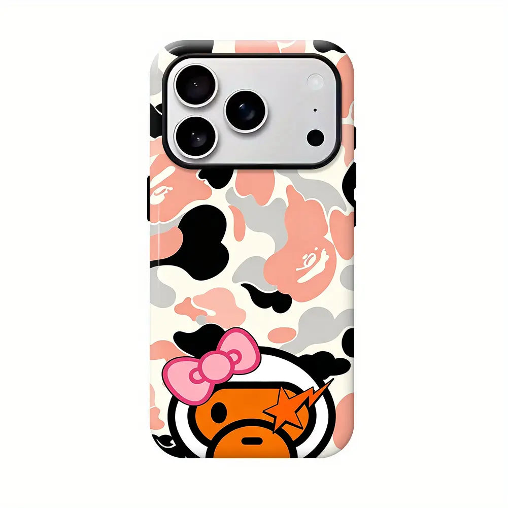 Bape NEW COLOR Protective Y2K Streetwear Phone Protective Cover for Iphone 12 13 14 15 16 17 Pro Max