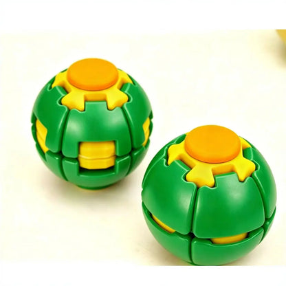 3D Printed Press-Rotating Fidget Spinner Toy - Mechanical Kinetic Desk Stress Reliever and Unique Sensory Gadget for Adults - Ideal DIY Specialty Gift and Fidget Toy