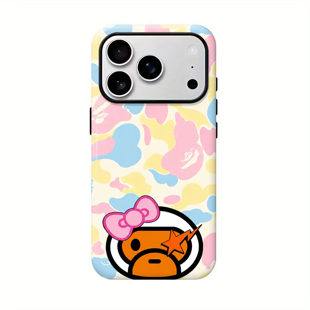 Bape NEW COLOR Protective Y2K Streetwear Phone Protective Cover for Iphone 12 13 14 15 16 17 Pro Max
