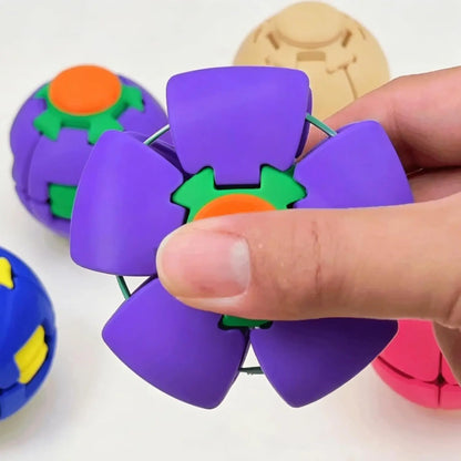 3D Printed Press-Rotating Fidget Spinner Toy - Mechanical Kinetic Desk Stress Reliever and Unique Sensory Gadget for Adults - Ideal DIY Specialty Gift and Fidget Toy